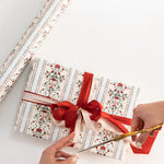 Festive Florals Gift Wrap 3m - Pure Apotheca