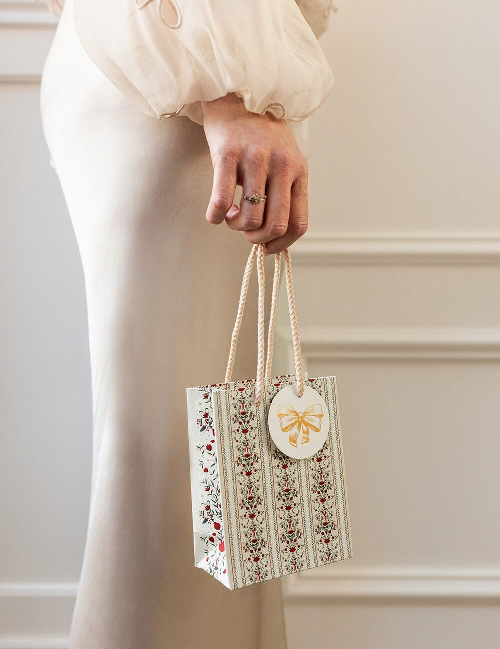 Festive Florals Small Gift Bag - Pure Apotheca