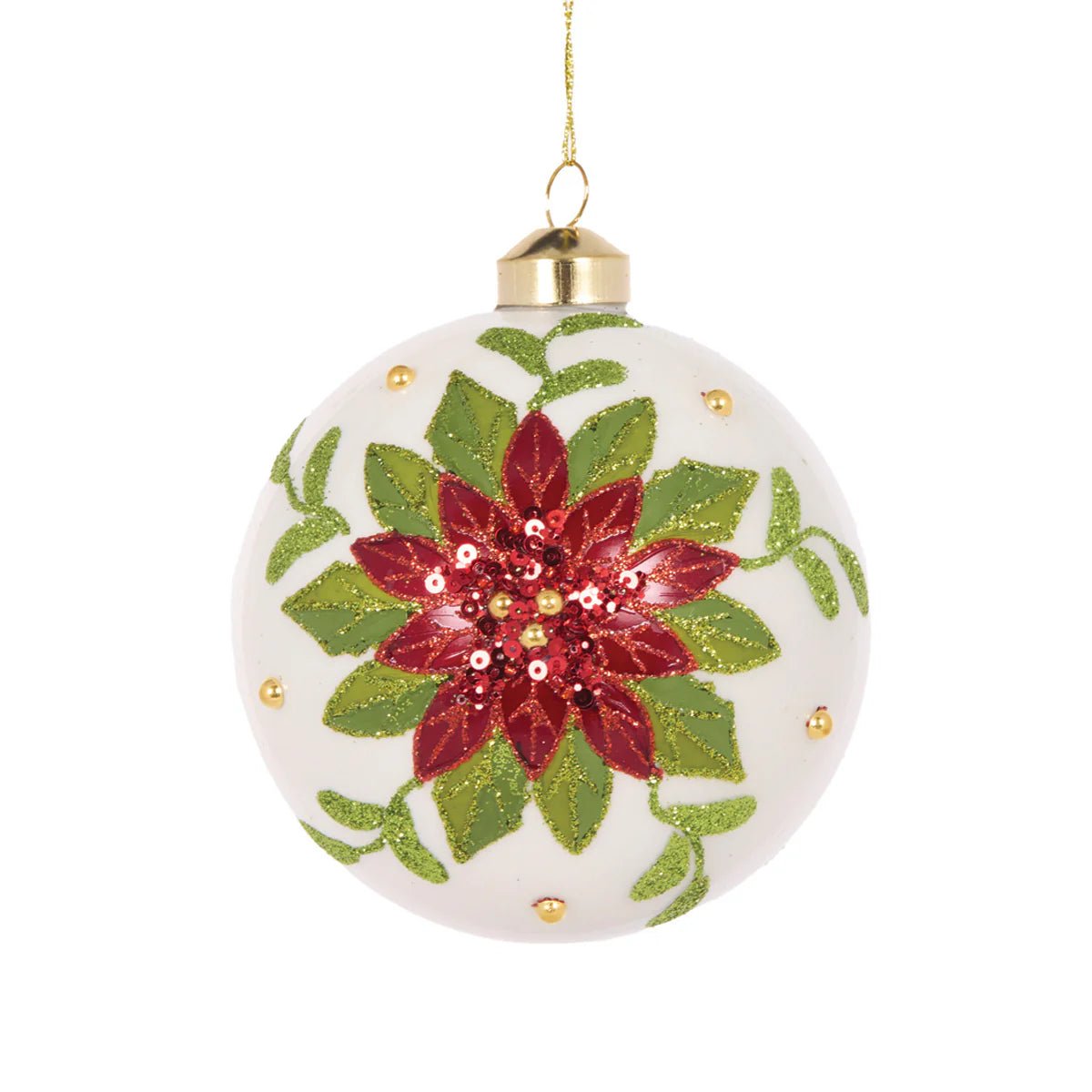 FESTIVE POINSETTIA BAUBLE - Pure Apotheca