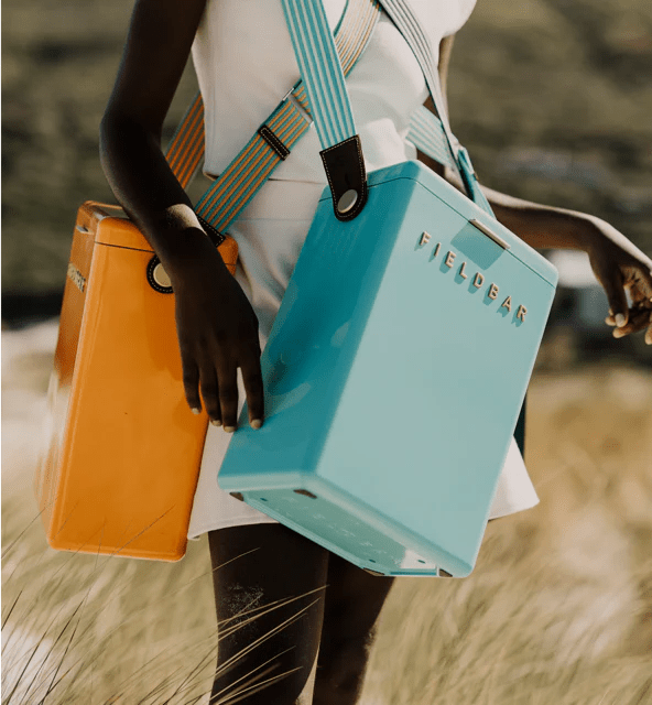 Fieldbar Drinks Box Swing Sling Blue/White Stripe - Pure Apotheca