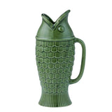 Fin Ceramic Jug Olive - Pure Apotheca