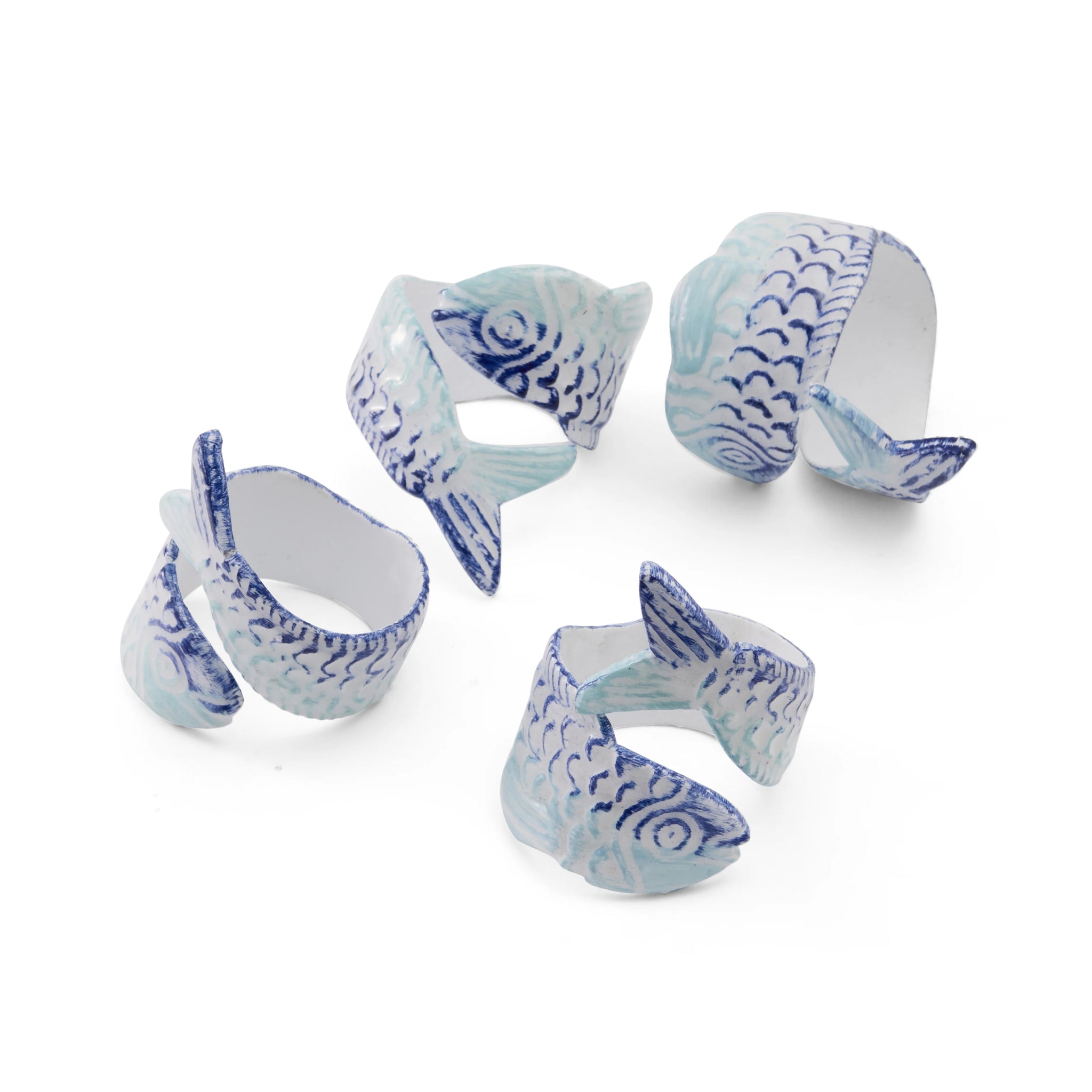 FISH NAPKIN RINGS SET/4 - Pure Apotheca