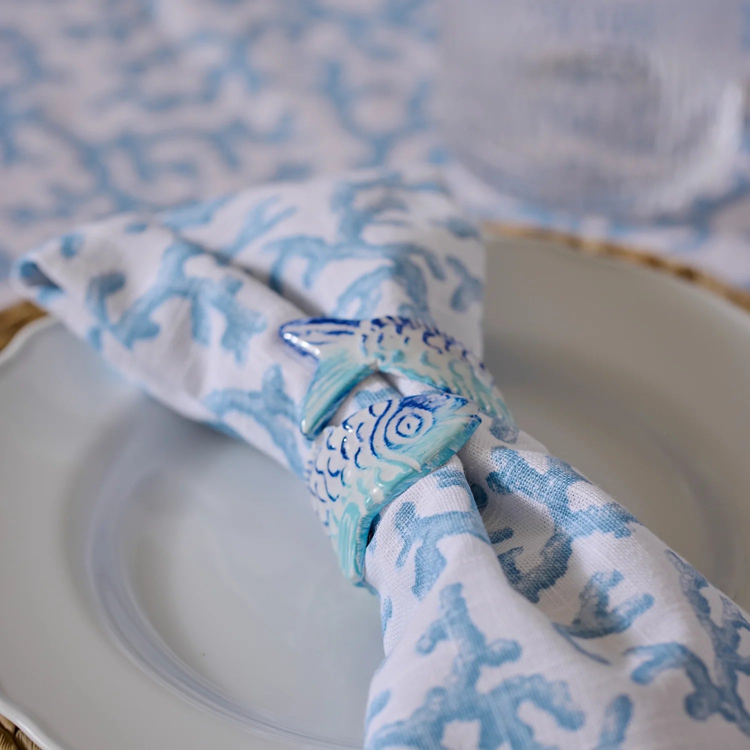 FISH NAPKIN RINGS SET/4 - Pure Apotheca