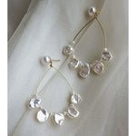 Francesca Keshi Pearl Hoop Earrings - Pure Apotheca