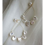 Francesca Keshi Pearl Hoop Earrings - Pure Apotheca