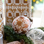 FROSTED GINGERBREAD SWIRL LOLLY ORNAMENT - Pure Apotheca