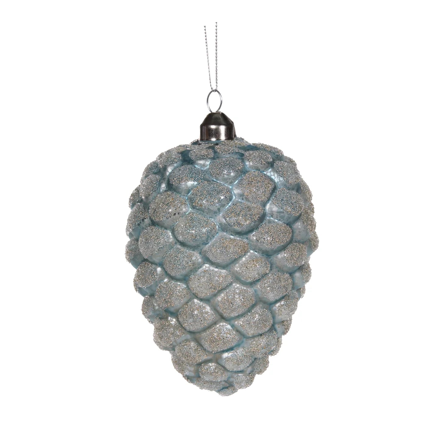 FROSTY BLUE PINECONE BAUBLE - Pure Apotheca