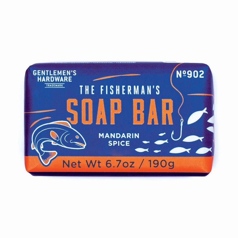 Gentleman’s Hardware Fishermans Soap Bar - Mandarin Spice - Pure Apotheca