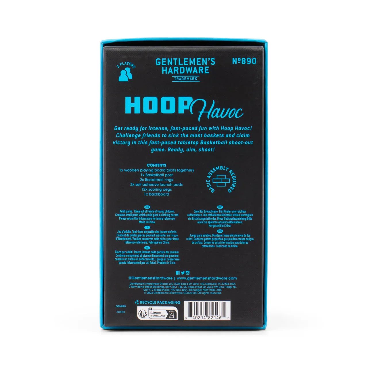 Gentleman’s Hardware Hoop Havoc Basketball Game - Pure Apotheca