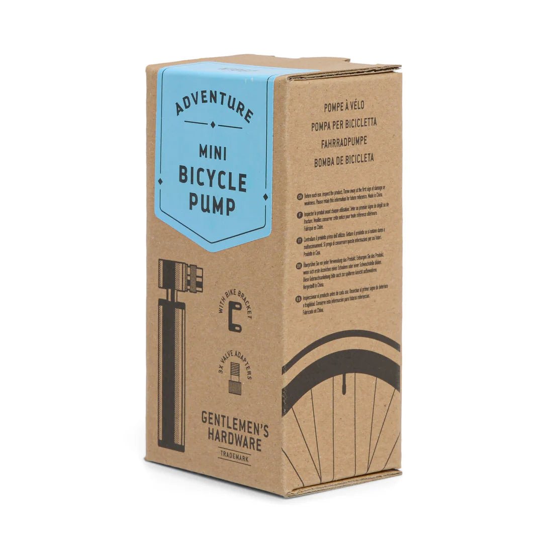 Gentleman’s Hardware Mini Bicycle Pump - Pure Apotheca