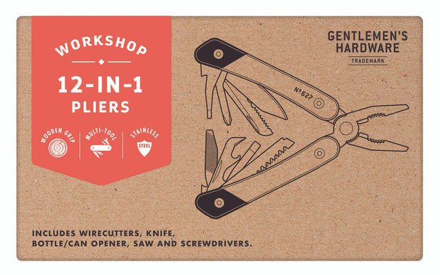 Gentlemen’s Hardware 12 - in - 1 Plier Multi - Tool - Pure Apotheca