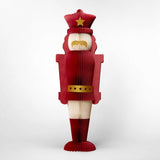 Giant Paper Star Nutcracker Red & White - Pure Apotheca