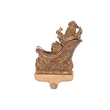 GILDED SANTA SLEIGH STOCKING HOLDERS 4 ASST - Pure Apotheca