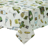 Gimlet Cotton Tablecloth 140x240cm Green - Pure Apotheca