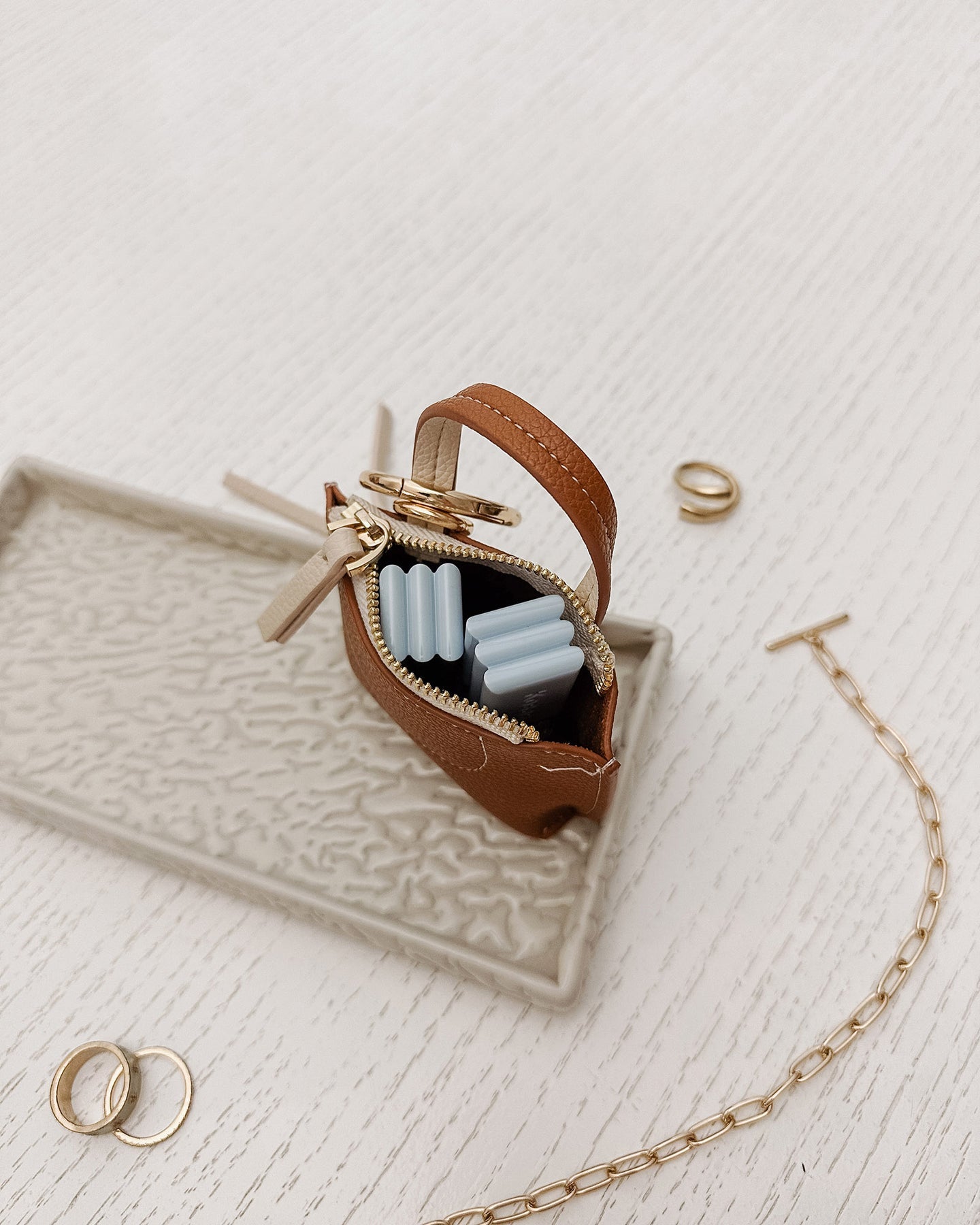 Gina Bag Charm Tan - Pure Apotheca