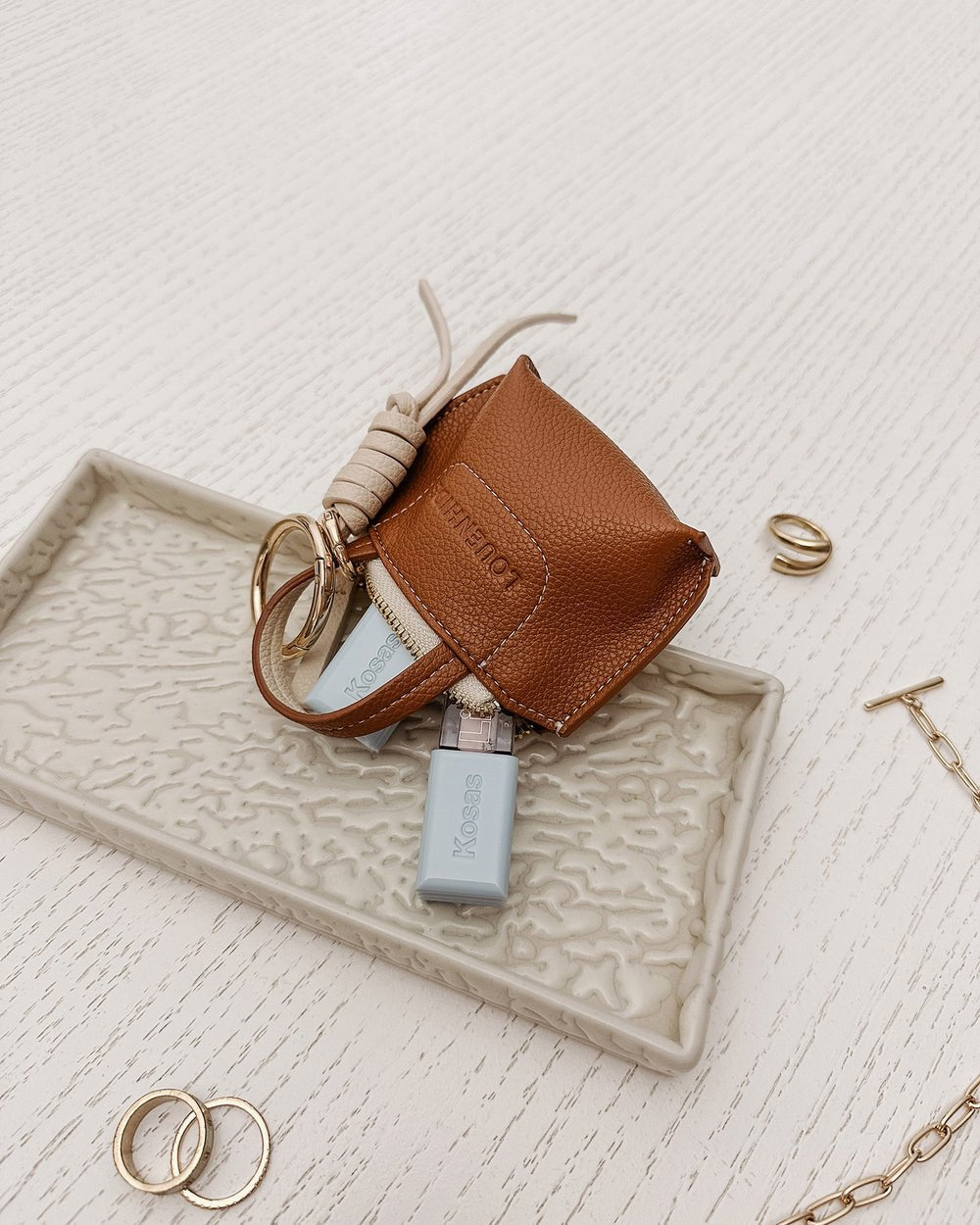 Gina Bag Charm Tan - Pure Apotheca