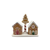 Gingerbread House Salt & Pepper Shakers 3pc Set - Pure Apotheca
