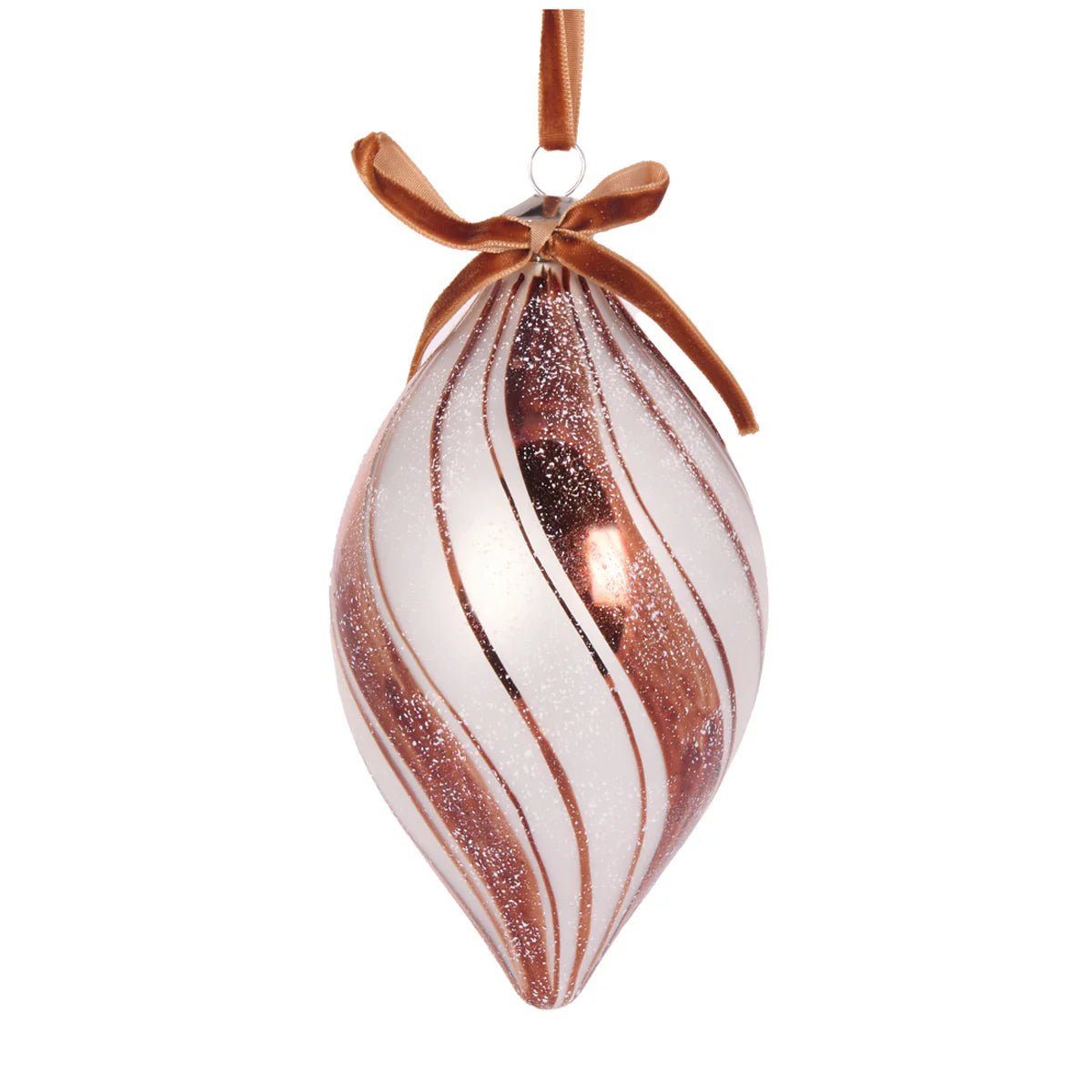 GINGERBREAD SWIRL DROP BAUBLE - Pure Apotheca