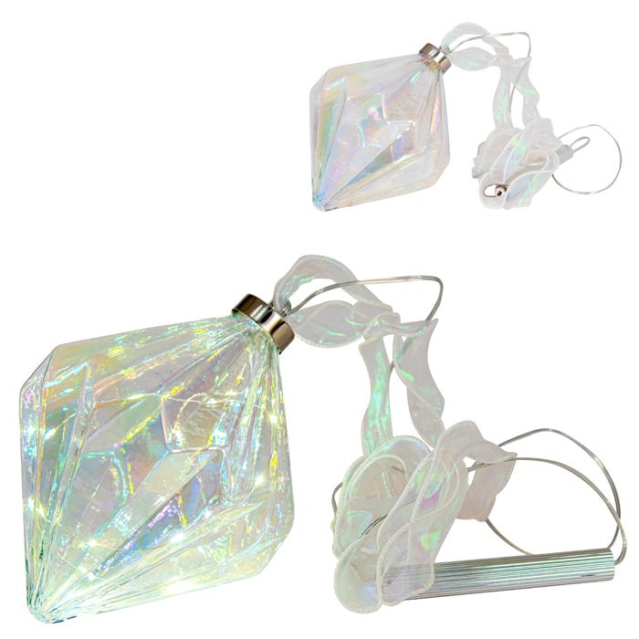 GLASS LED IRRIDESCENT HANGING CONE - Pure Apotheca