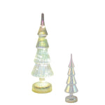 GLASS LED IRRIDESCENT TABLE TREE SML - Pure Apotheca