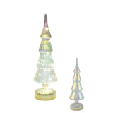 GLASS LED IRRIDESCENT TABLE TREE SML - Pure Apotheca