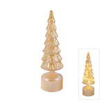 GLASS ROTATING LED TREE GOLD SML - Pure Apotheca