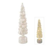 GLASS ROTATING LED TREE WHITE LGE - Pure Apotheca