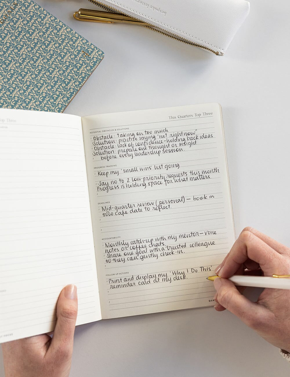 Goal Setting Notebook Companion Set/4 - Pure Apotheca