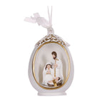 GOLD AND WHITE HANGING NATIVITY - Pure Apotheca