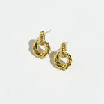 Gold Bella Twist Earring - Pure Apotheca