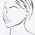 Gold Bella Twist Earring - Pure Apotheca