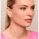 Gold Crystal Oval Drop Earring - Pure Apotheca