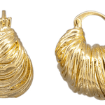 Gold Emilia Hoops - Pure Apotheca