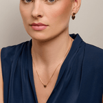 Gold Large Ball Edged Heart Necklace - Pure Apotheca