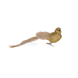 GOLD LONG TAILED FEATHER BIRD - Pure Apotheca