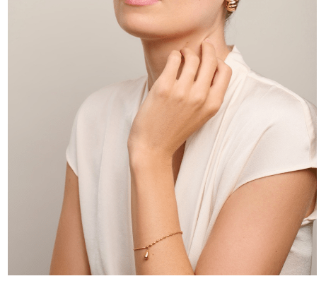 Gold Mixed Chain Pendant Bracelet - Pure Apotheca