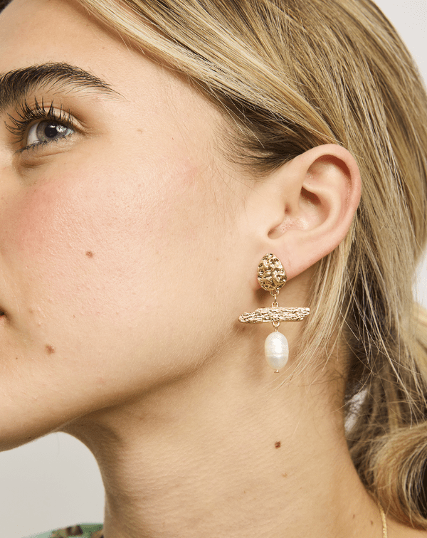 Gold Serena Earrings - Pure Apotheca