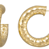 Gold Zoe Hoops - Pure Apotheca