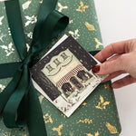 Golden Holly (Gold Foil) Gift Wrap Roll 3m - Pure Apotheca