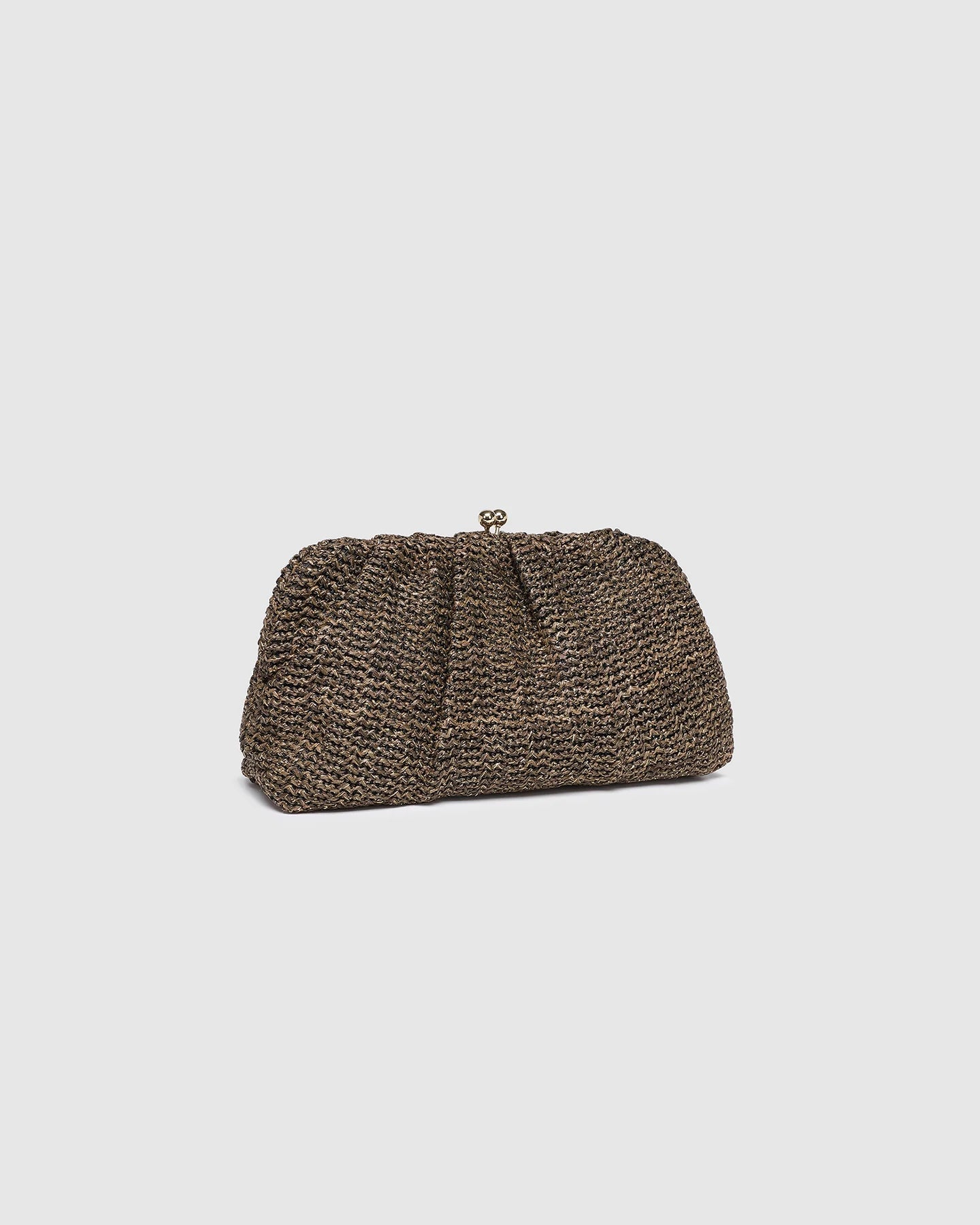 Goldie Clutch Chocolate Knit - Pure Apotheca