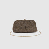 Goldie Clutch Chocolate Knit - Pure Apotheca