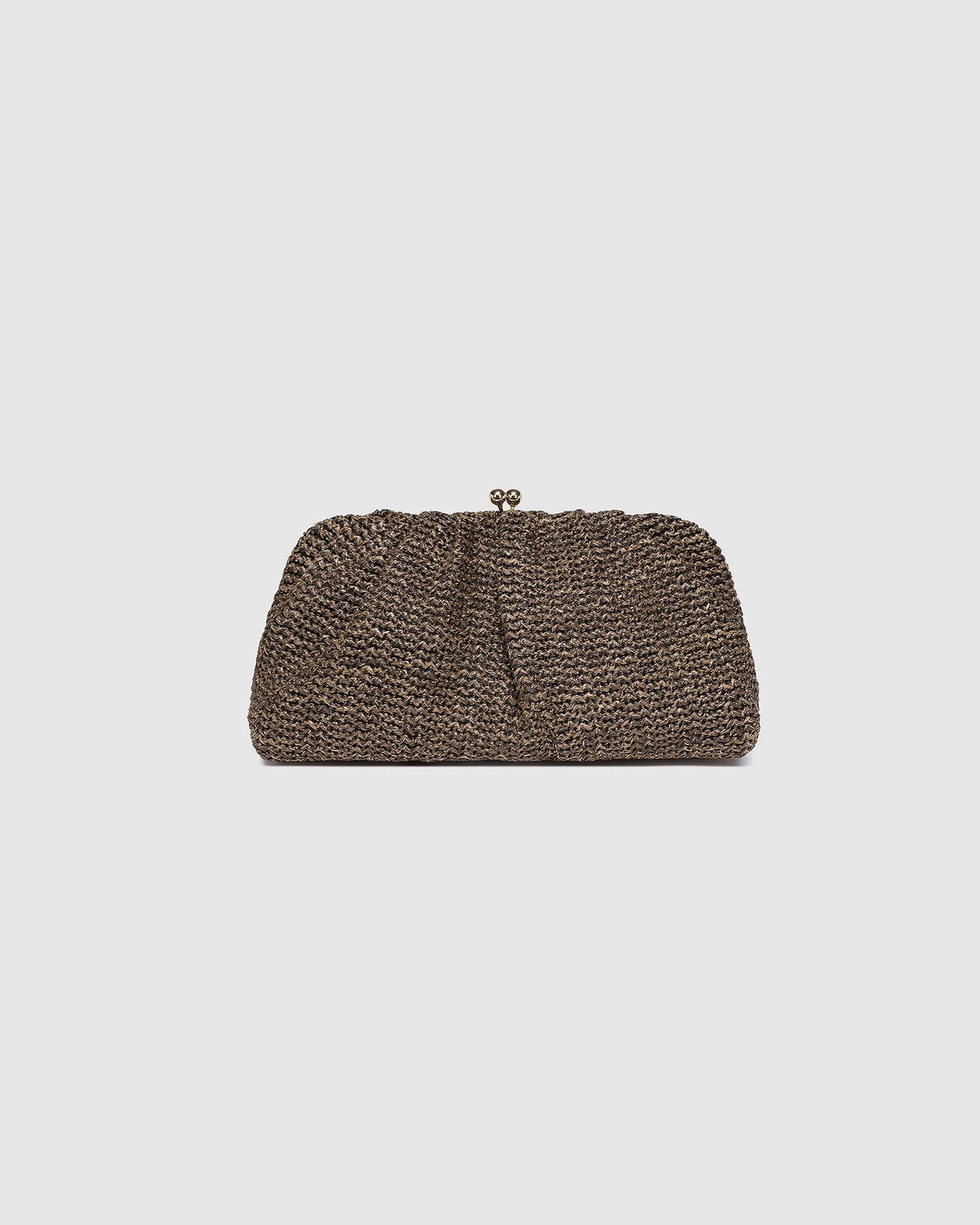 Goldie Clutch Chocolate Knit - Pure Apotheca
