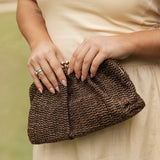 Goldie Clutch Chocolate Knit - Pure Apotheca