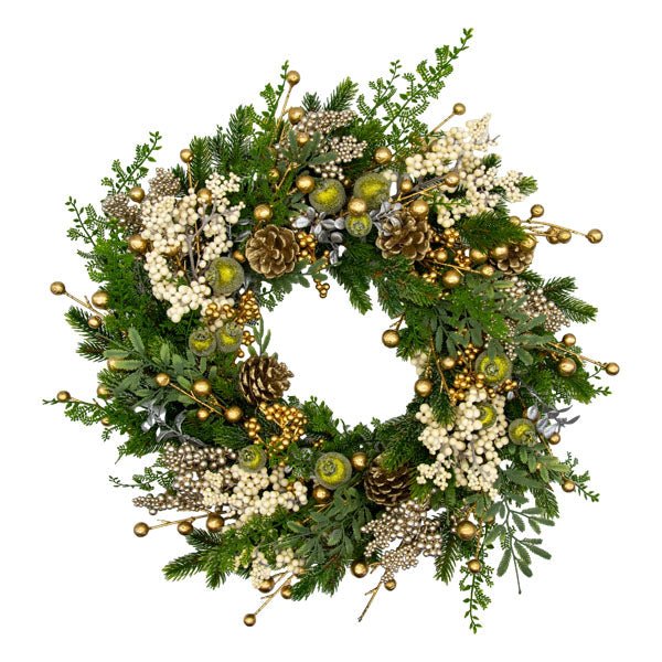GREEN APPLE BERRY WREATH 55CM - Pure Apotheca