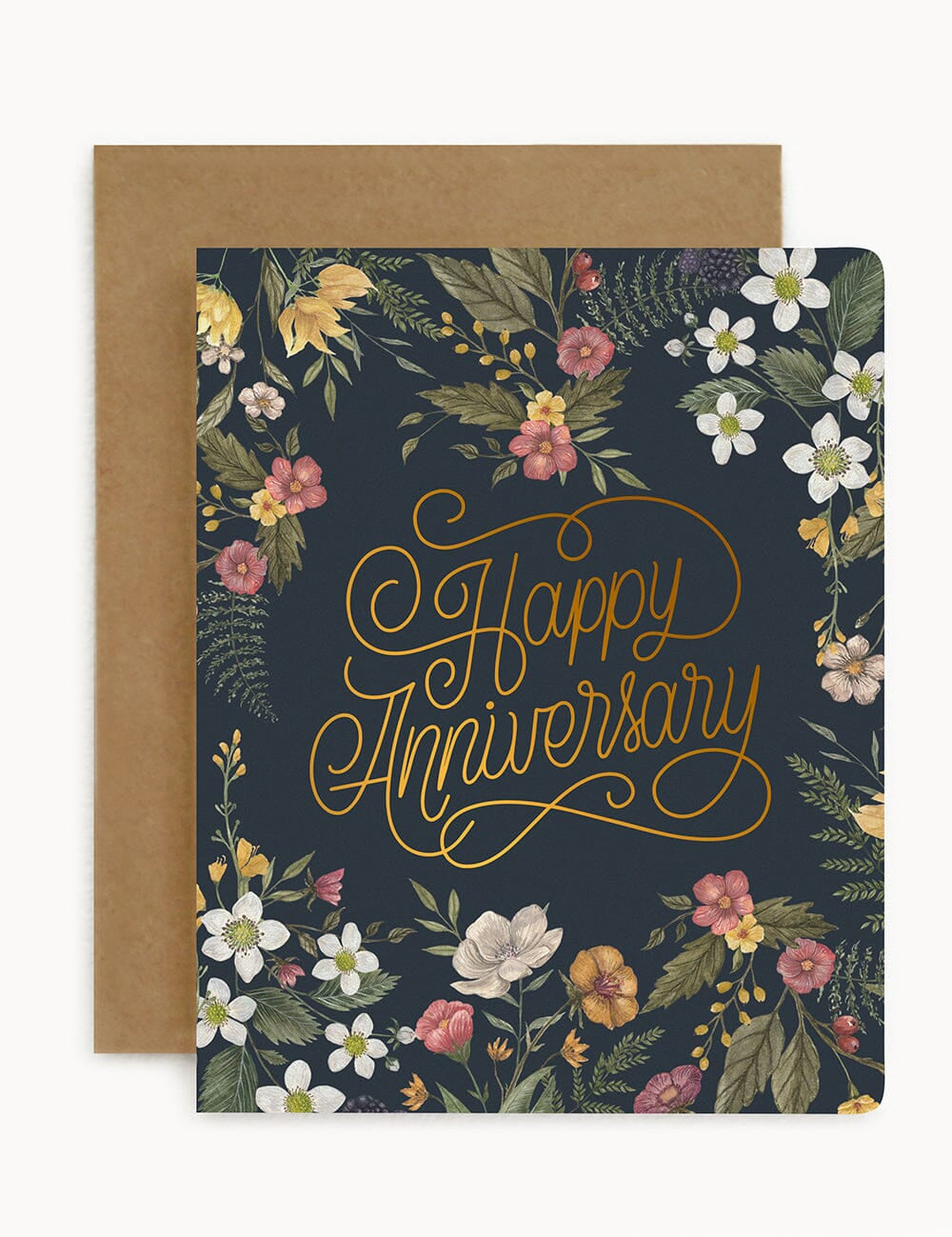 Happy Anniversary Florals Card - Pure Apotheca