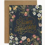 Happy Anniversary Florals Card - Pure Apotheca