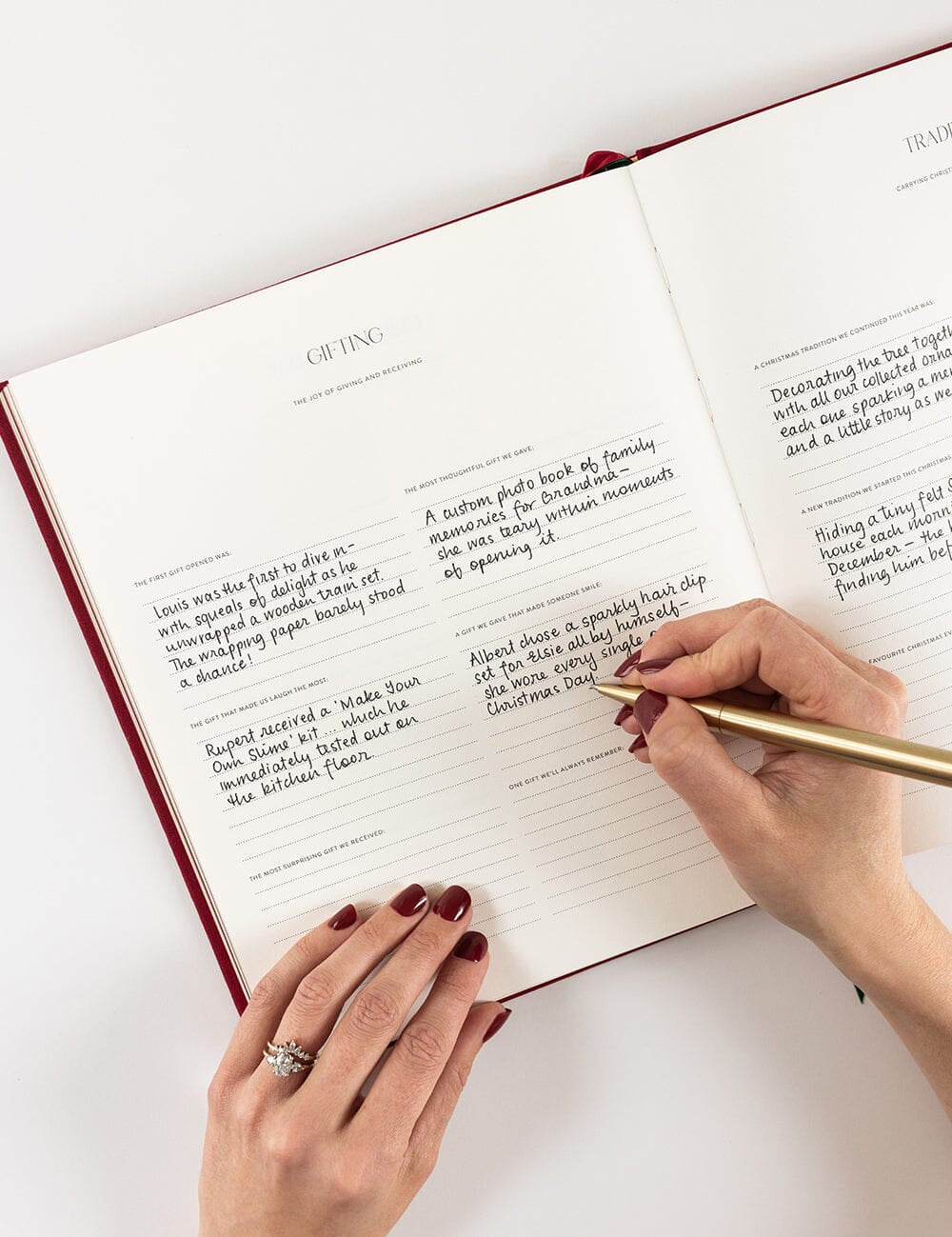 Heirloom Christmas 10 Year Memory Journal - Pure Apotheca