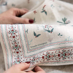 Heirloom Christmas Holly Tea Towel - Pure Apotheca