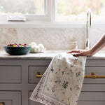 Heirloom Christmas Holly Tea Towel - Pure Apotheca