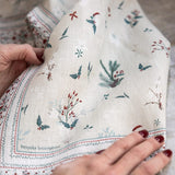 Heirloom Christmas Holly Tea Towel - Pure Apotheca